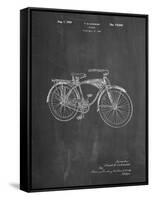 PP446-Chalkboard Schwinn 1939 BC117 Bicycle Patent Poster-Cole Borders-Framed Stretched Canvas