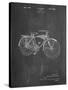 PP446-Chalkboard Schwinn 1939 BC117 Bicycle Patent Poster-Cole Borders-Stretched Canvas