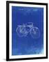 PP446-Faded Blueprint Schwinn 1939 BC117 Bicycle Patent Poster-Cole Borders-Framed Giclee Print