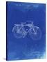 PP446-Faded Blueprint Schwinn 1939 BC117 Bicycle Patent Poster-Cole Borders-Stretched Canvas