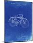 PP446-Faded Blueprint Schwinn 1939 BC117 Bicycle Patent Poster-Cole Borders-Mounted Giclee Print