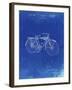 PP446-Faded Blueprint Schwinn 1939 BC117 Bicycle Patent Poster-Cole Borders-Framed Giclee Print