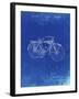 PP446-Faded Blueprint Schwinn 1939 BC117 Bicycle Patent Poster-Cole Borders-Framed Giclee Print