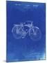 PP446-Faded Blueprint Schwinn 1939 BC117 Bicycle Patent Poster-Cole Borders-Mounted Giclee Print