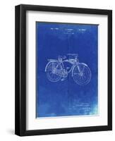 PP446-Faded Blueprint Schwinn 1939 BC117 Bicycle Patent Poster-Cole Borders-Framed Premium Giclee Print