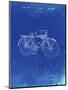 PP446-Faded Blueprint Schwinn 1939 BC117 Bicycle Patent Poster-Cole Borders-Mounted Premium Giclee Print