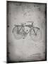 PP446-Faded Grey Schwinn 1939 BC117 Bicycle Patent Poster-Cole Borders-Mounted Giclee Print