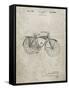 PP446-Sandstone Schwinn 1939 BC117 Bicycle Patent Poster-Cole Borders-Framed Stretched Canvas