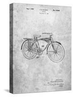 PP446-Slate Schwinn 1939 BC117 Bicycle Patent Poster-Cole Borders-Stretched Canvas