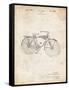 PP446-Vintage Parchment Schwinn 1939 BC117 Bicycle Patent Poster-Cole Borders-Framed Stretched Canvas