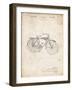 PP446-Vintage Parchment Schwinn 1939 BC117 Bicycle Patent Poster-Cole Borders-Framed Giclee Print