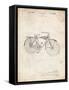 PP446-Vintage Parchment Schwinn 1939 BC117 Bicycle Patent Poster-Cole Borders-Framed Stretched Canvas