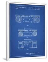 PP448-Blueprint Hitachi Boom Box Patent Poster-Cole Borders-Framed Premium Giclee Print