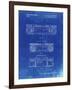 PP448-Faded Blueprint Hitachi Boom Box Patent Poster-Cole Borders-Framed Giclee Print