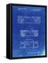 PP448-Faded Blueprint Hitachi Boom Box Patent Poster-Cole Borders-Framed Stretched Canvas