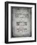 PP448-Faded Grey Hitachi Boom Box Patent Poster-Cole Borders-Framed Premium Giclee Print