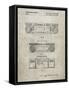 PP448-Sandstone Hitachi Boom Box Patent Poster-Cole Borders-Framed Stretched Canvas