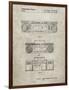 PP448-Sandstone Hitachi Boom Box Patent Poster-Cole Borders-Framed Premium Giclee Print
