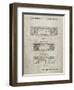 PP448-Sandstone Hitachi Boom Box Patent Poster-Cole Borders-Framed Premium Giclee Print