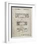 PP448-Sandstone Hitachi Boom Box Patent Poster-Cole Borders-Framed Premium Giclee Print