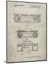 PP448-Sandstone Hitachi Boom Box Patent Poster-Cole Borders-Mounted Premium Giclee Print