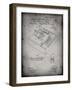 PP45 Faded Grey-Borders Cole-Framed Giclee Print