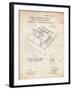 PP45 Vintage Parchment-Borders Cole-Framed Giclee Print