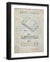 PP451-Antique Grid Parchment Nintendo 64 Game Cartridge Patent Poster-Cole Borders-Framed Giclee Print