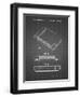 PP451-Black Grid Nintendo 64 Game Cartridge Patent Poster-Cole Borders-Framed Giclee Print