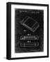 PP451-Black Grunge Nintendo 64 Game Cartridge Patent Poster-Cole Borders-Framed Giclee Print