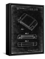 PP451-Black Grunge Nintendo 64 Game Cartridge Patent Poster-Cole Borders-Framed Stretched Canvas