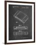 PP451-Chalkboard Nintendo 64 Game Cartridge Patent Poster-Cole Borders-Framed Giclee Print