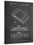 PP451-Chalkboard Nintendo 64 Game Cartridge Patent Poster-Cole Borders-Stretched Canvas