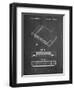 PP451-Chalkboard Nintendo 64 Game Cartridge Patent Poster-Cole Borders-Framed Giclee Print