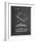 PP451-Chalkboard Nintendo 64 Game Cartridge Patent Poster-Cole Borders-Framed Giclee Print