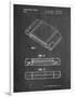 PP451-Chalkboard Nintendo 64 Game Cartridge Patent Poster-Cole Borders-Framed Giclee Print