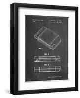 PP451-Chalkboard Nintendo 64 Game Cartridge Patent Poster-Cole Borders-Framed Premium Giclee Print