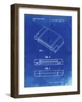 PP451-Faded Blueprint Nintendo 64 Game Cartridge Patent Poster-Cole Borders-Framed Giclee Print