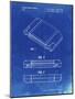 PP451-Faded Blueprint Nintendo 64 Game Cartridge Patent Poster-Cole Borders-Mounted Giclee Print
