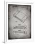PP451-Faded Grey Nintendo 64 Game Cartridge Patent Poster-Cole Borders-Framed Giclee Print