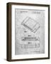 PP451-Slate Nintendo 64 Game Cartridge Patent Poster-Cole Borders-Framed Giclee Print