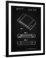 PP451-Vintage Black Nintendo 64 Game Cartridge Patent Poster-Cole Borders-Framed Giclee Print