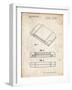 PP451-Vintage Parchment Nintendo 64 Game Cartridge Patent Poster-Cole Borders-Framed Giclee Print