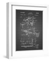 PP454-Black Grid Basketball Adjustable Goal 1962 Patent Poster-Cole Borders-Framed Giclee Print