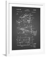 PP454-Black Grid Basketball Adjustable Goal 1962 Patent Poster-Cole Borders-Framed Giclee Print