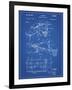 PP454-Blueprint Basketball Adjustable Goal 1962 Patent Poster-Cole Borders-Framed Giclee Print