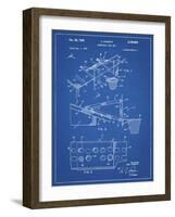 PP454-Blueprint Basketball Adjustable Goal 1962 Patent Poster-Cole Borders-Framed Giclee Print