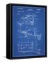 PP454-Blueprint Basketball Adjustable Goal 1962 Patent Poster-Cole Borders-Framed Stretched Canvas