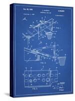 PP454-Blueprint Basketball Adjustable Goal 1962 Patent Poster-Cole Borders-Stretched Canvas