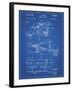PP454-Blueprint Basketball Adjustable Goal 1962 Patent Poster-Cole Borders-Framed Giclee Print